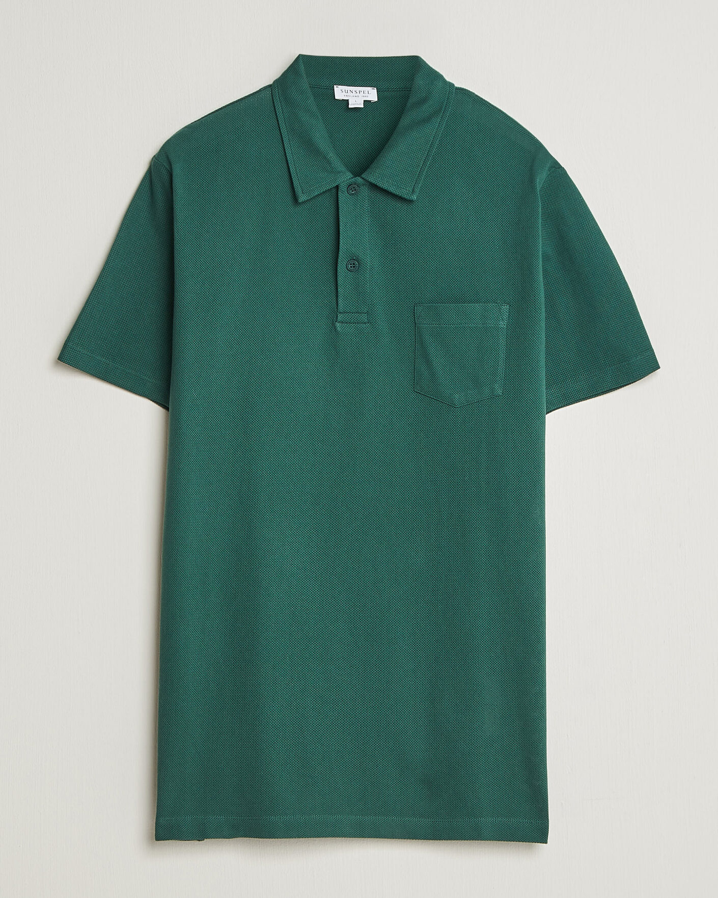 Herr | Pikéer | Sunspel | Riviera Polo Shirt Forest Green