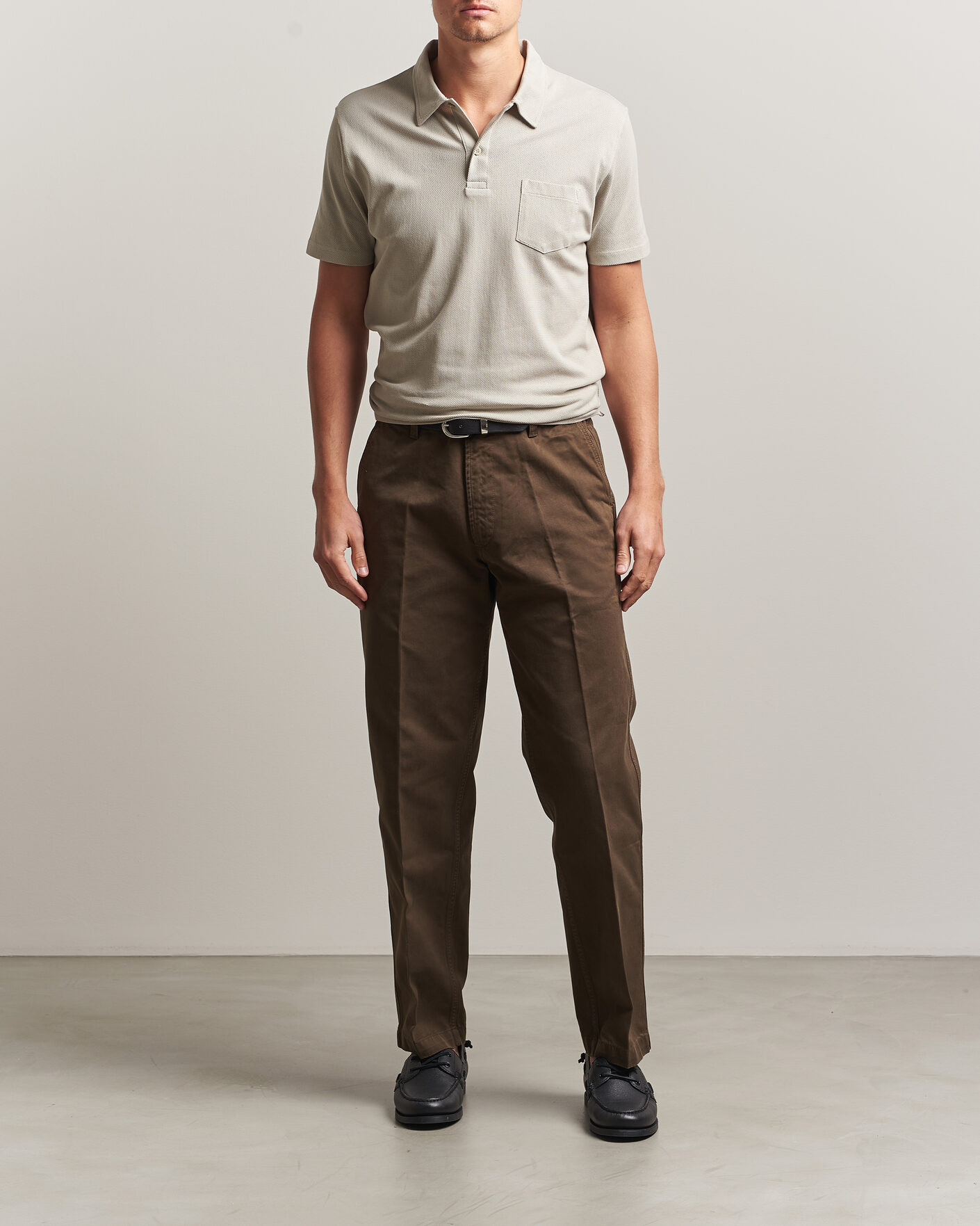 Herr | Pikéer | Sunspel | Riviera Polo Shirt Ash