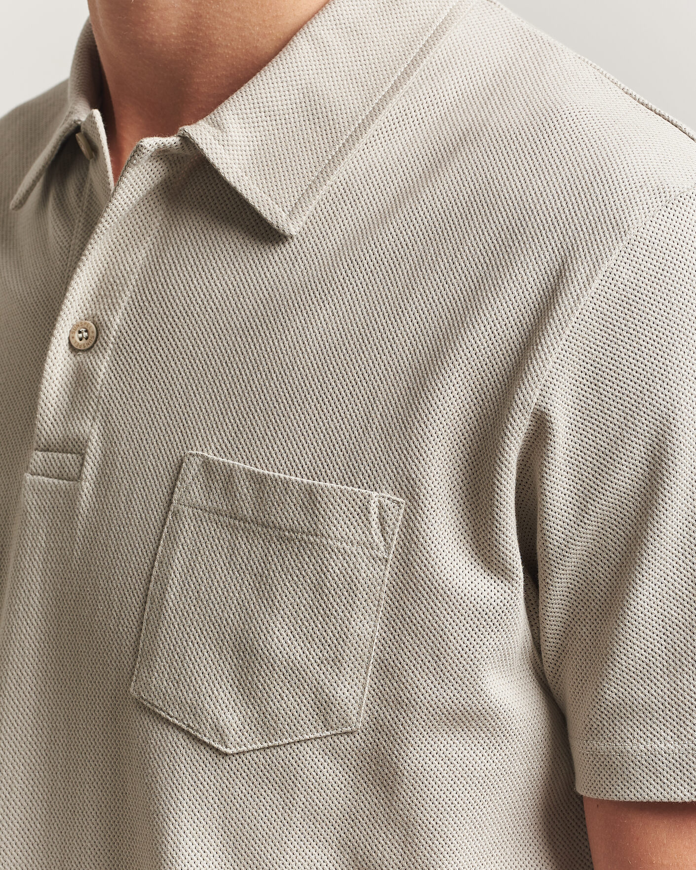 Herr | Pikéer | Sunspel | Riviera Polo Shirt Ash