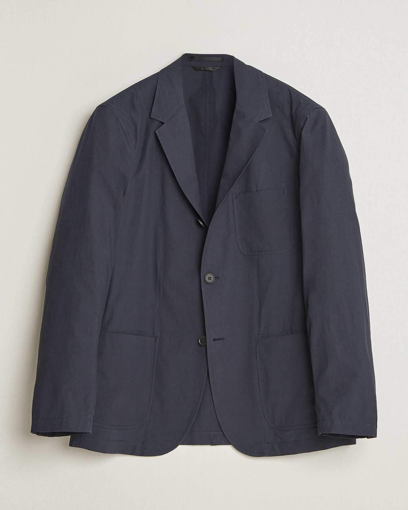 Herr | Kavajer | Sunspel | Lightweight Poplin Jacket Blazer Navy