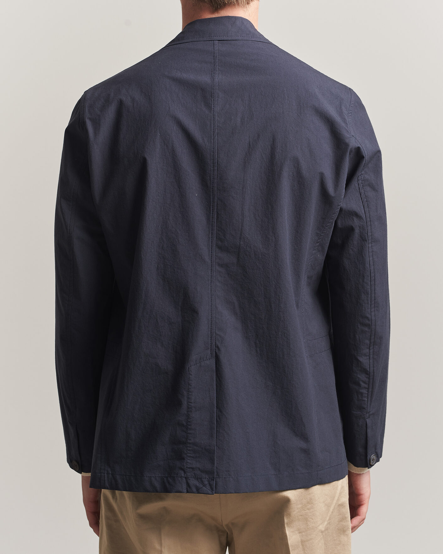 Herr | Kavajer | Sunspel | Lightweight Poplin Jacket Blazer Navy