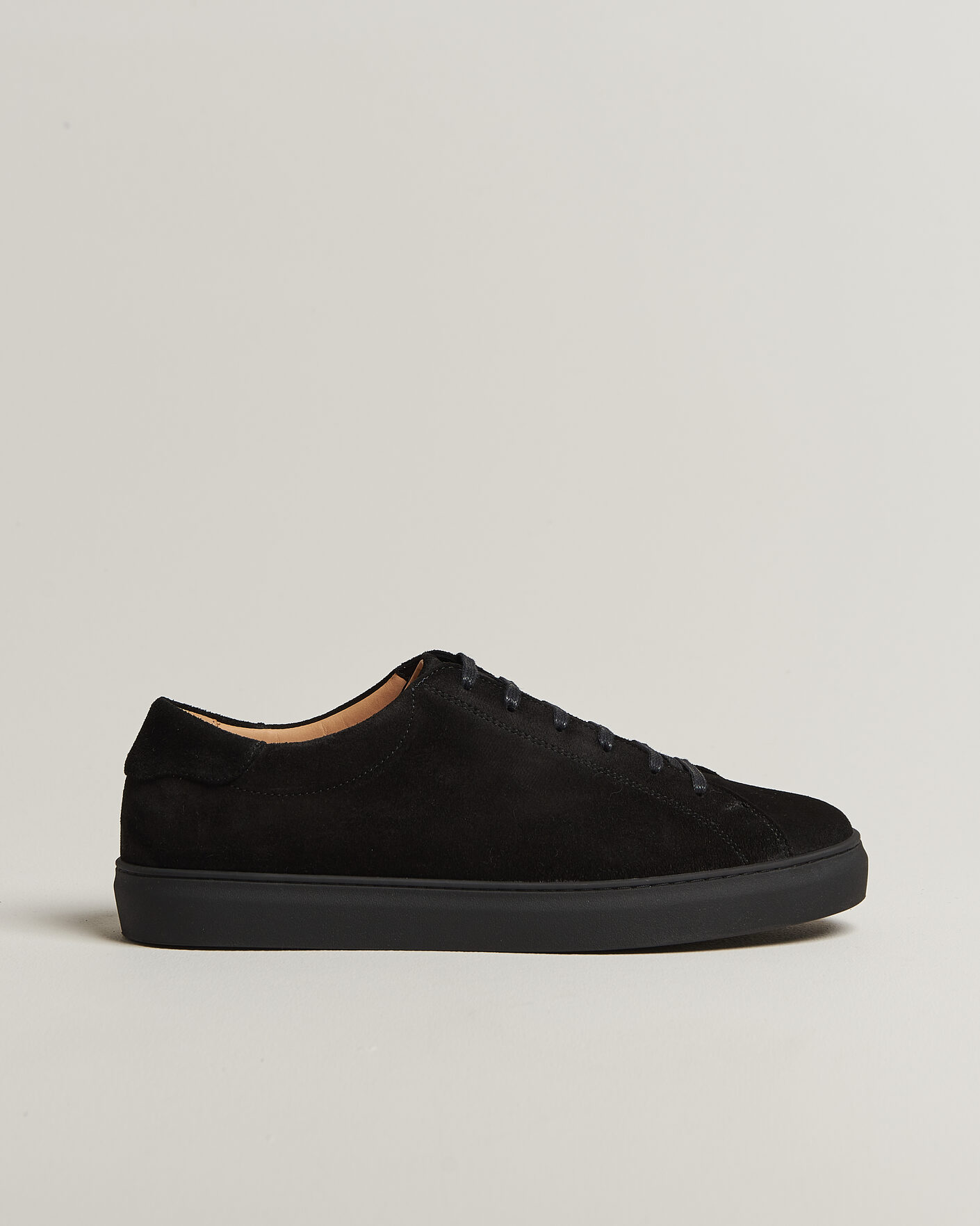 Herr | Sneakers | Myrqvist | Oaxen Monochrome III Sneakers Black Suede