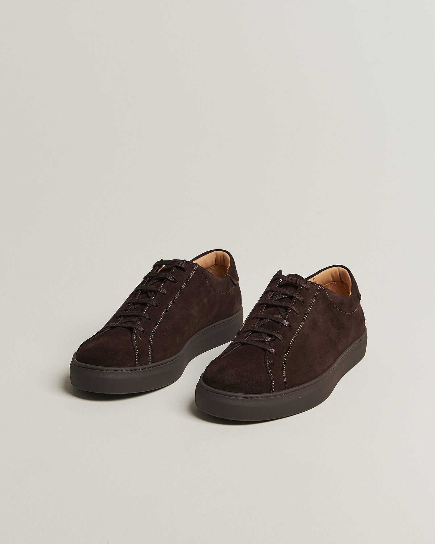 Herr | Sneakers | Myrqvist | Oaxen Monochrome III Sneakers Dark Brown Suede