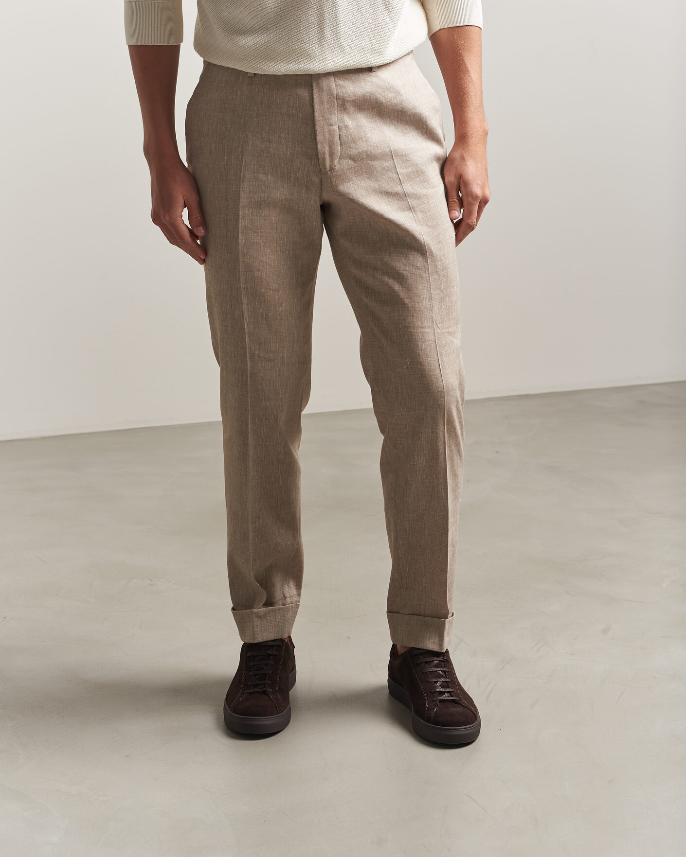 Herr | Sneakers | Myrqvist | Oaxen Monochrome III Sneakers Dark Brown Suede