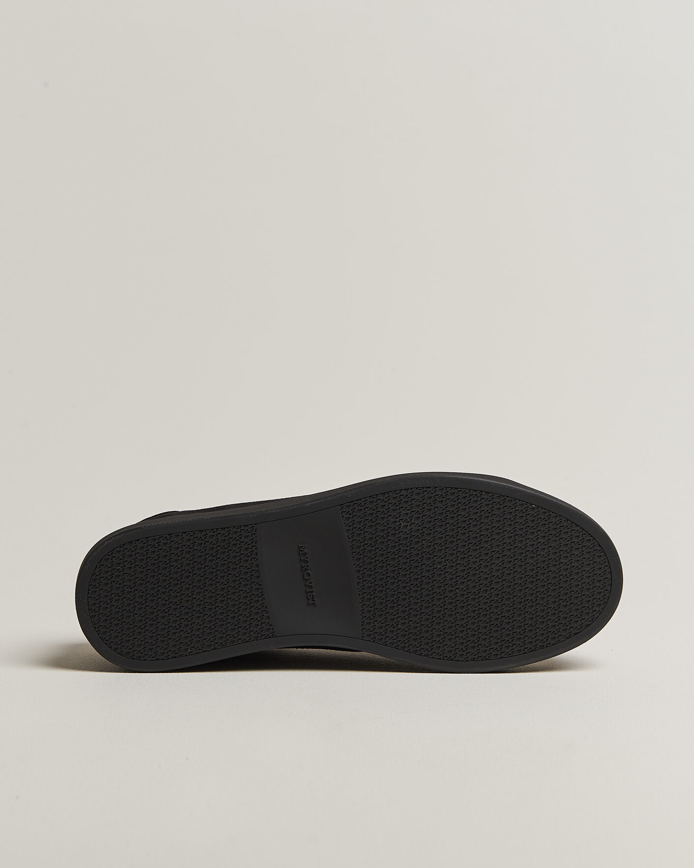 Herr | Sneakers | Myrqvist | Alnö Monochrome II Sneakers Black Suede