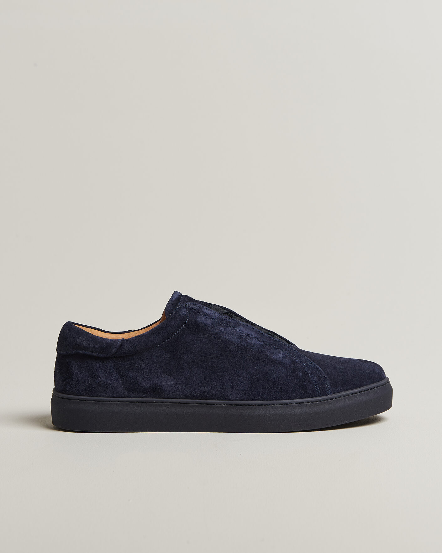 Herr | Sneakers | Myrqvist | Alnö Monochrome II Sneakers Midnight Blue Suede