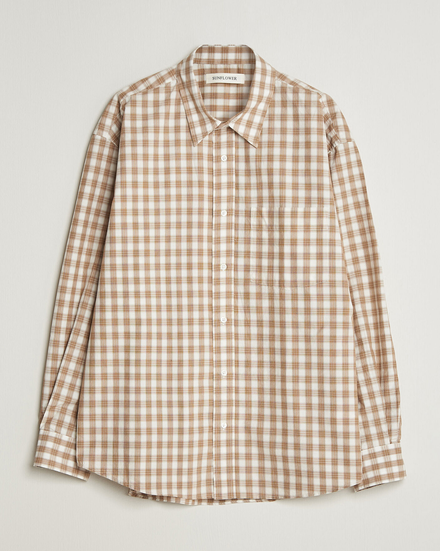 Herr | Skjortor | Sunflower | New Base Shirt Beige Check