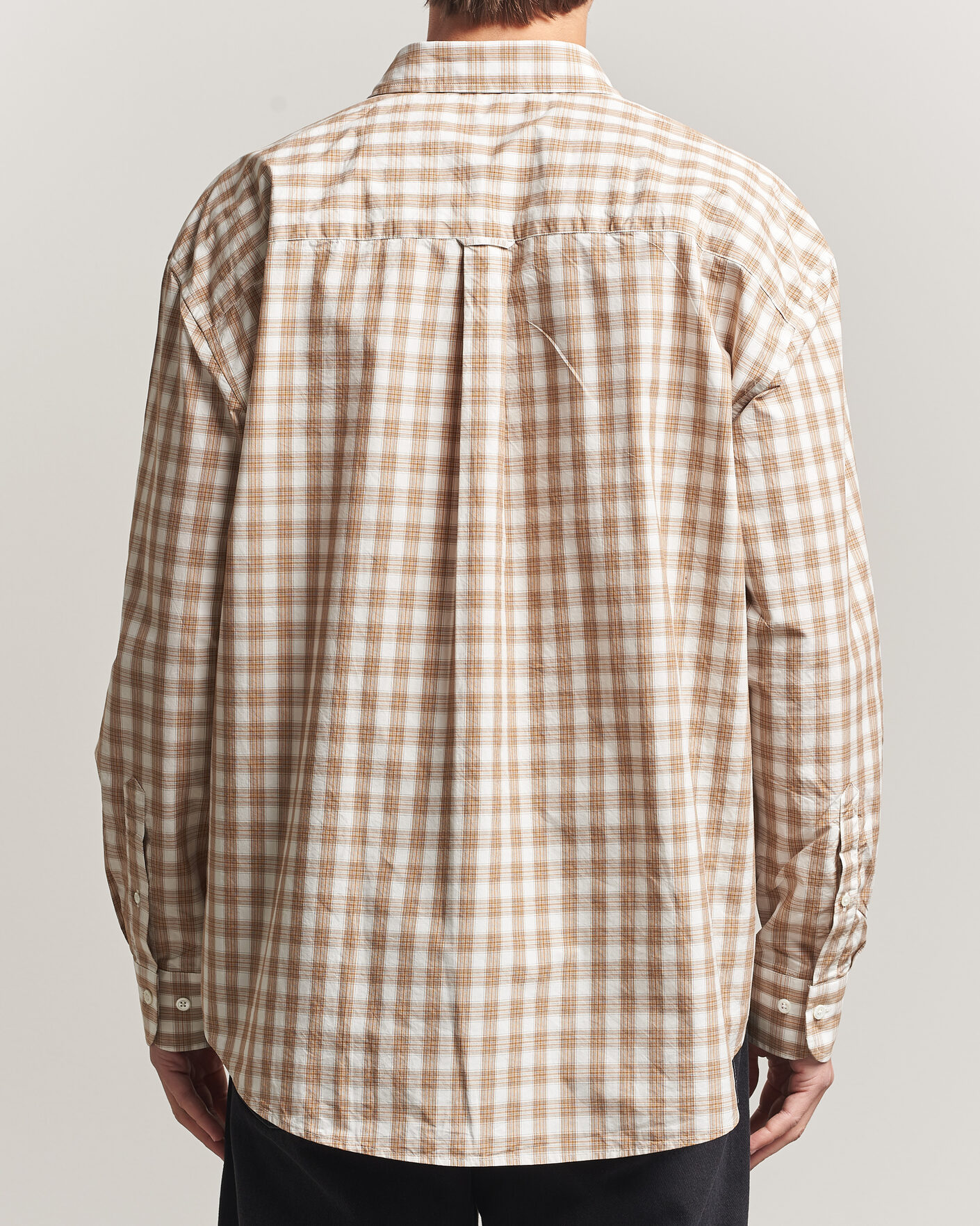 Herr | Skjortor | Sunflower | New Base Shirt Beige Check