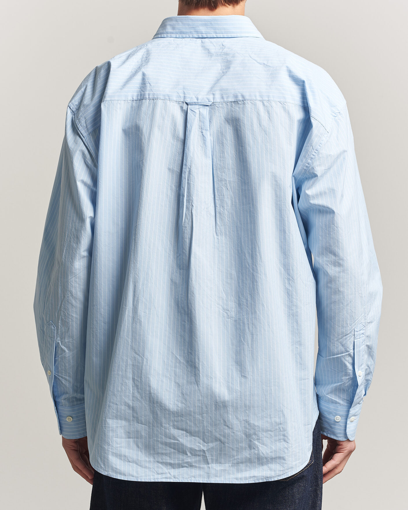 Herr | Skjortor | Sunflower | New Base Shirt Light Blue Stripe