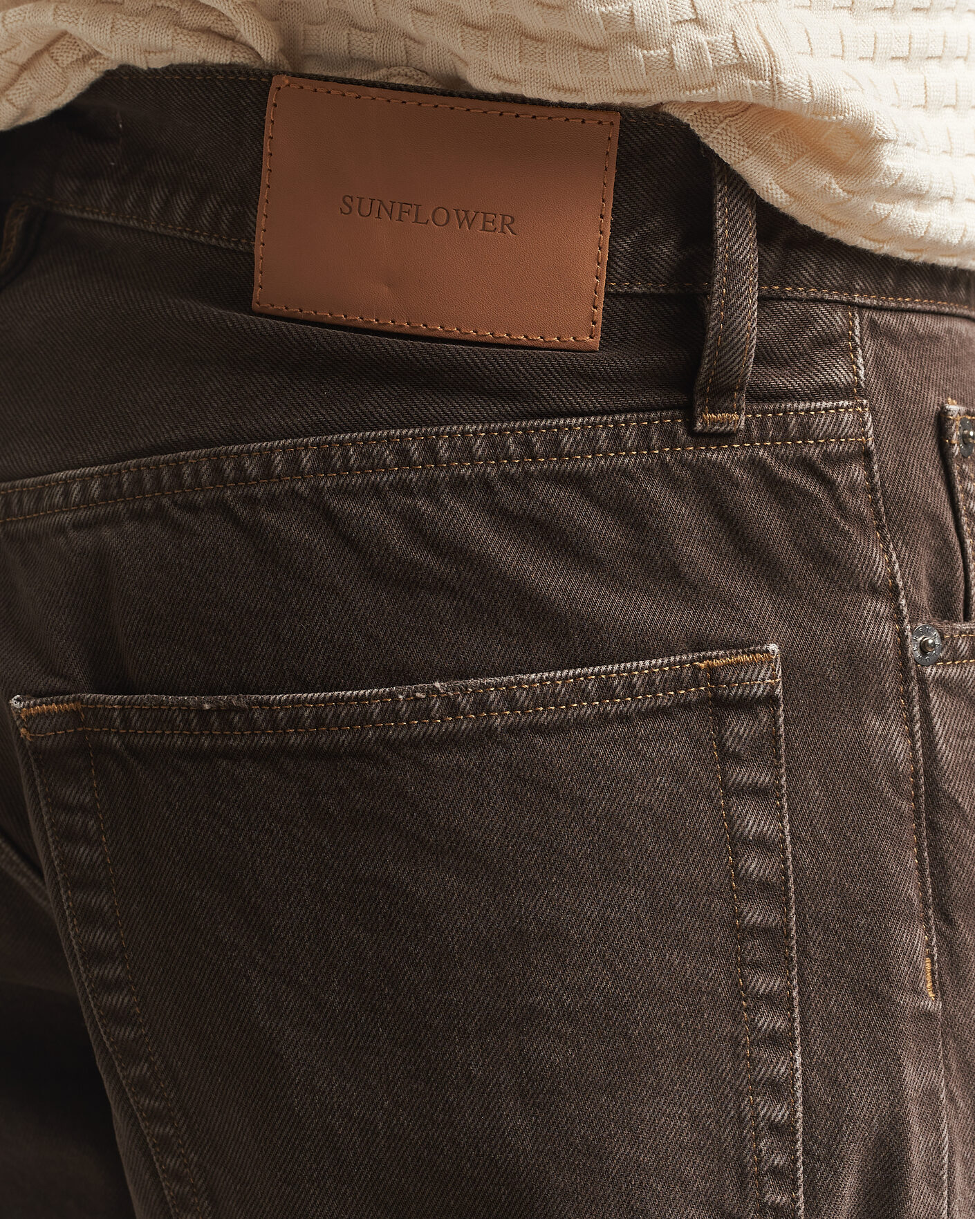 Herr | Jeans | Sunflower | Loose Jeans Vintage Brown