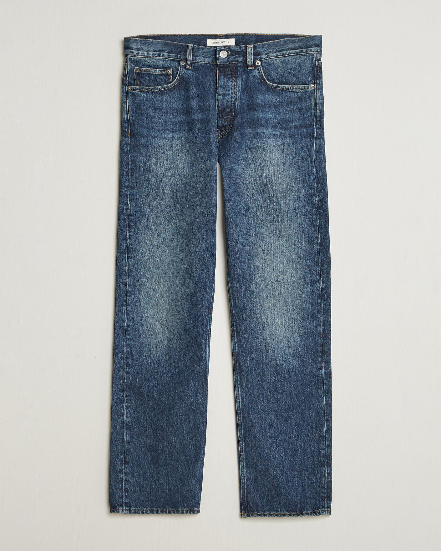 Herr | Byxor | Sunflower | New Standard Jeans Dark Blue Worn