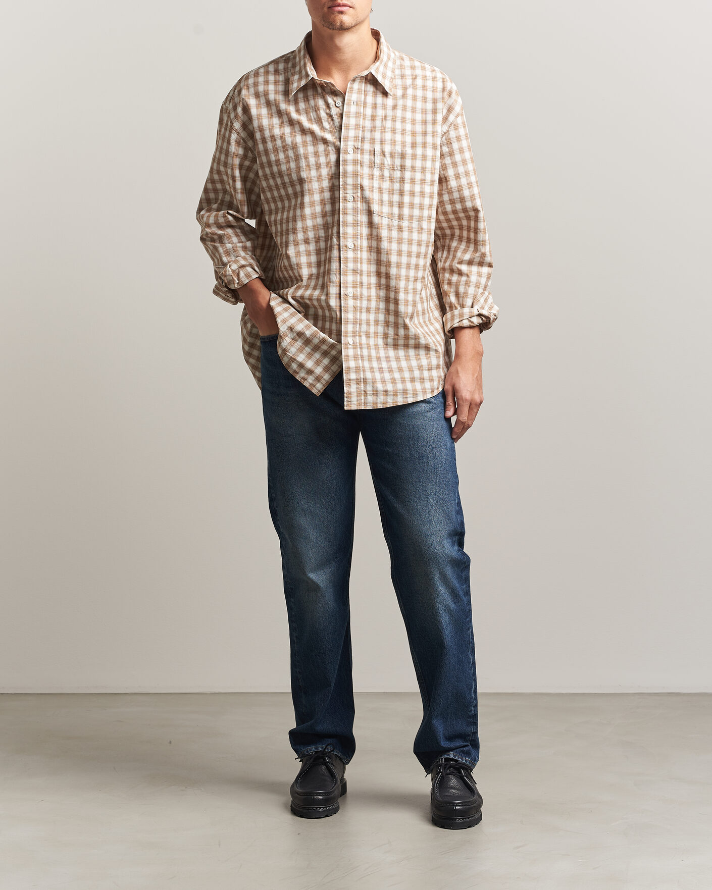 Herr | Byxor | Sunflower | New Standard Jeans Dark Blue Worn