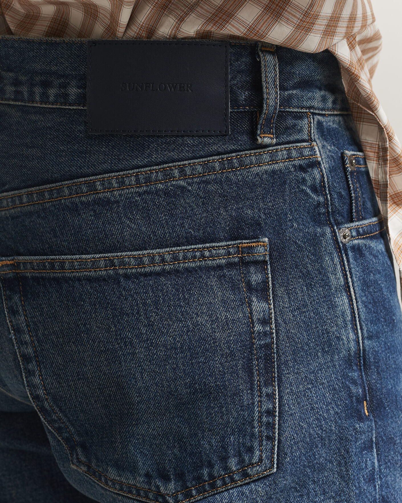 Herr | Byxor | Sunflower | New Standard Jeans Dark Blue Worn