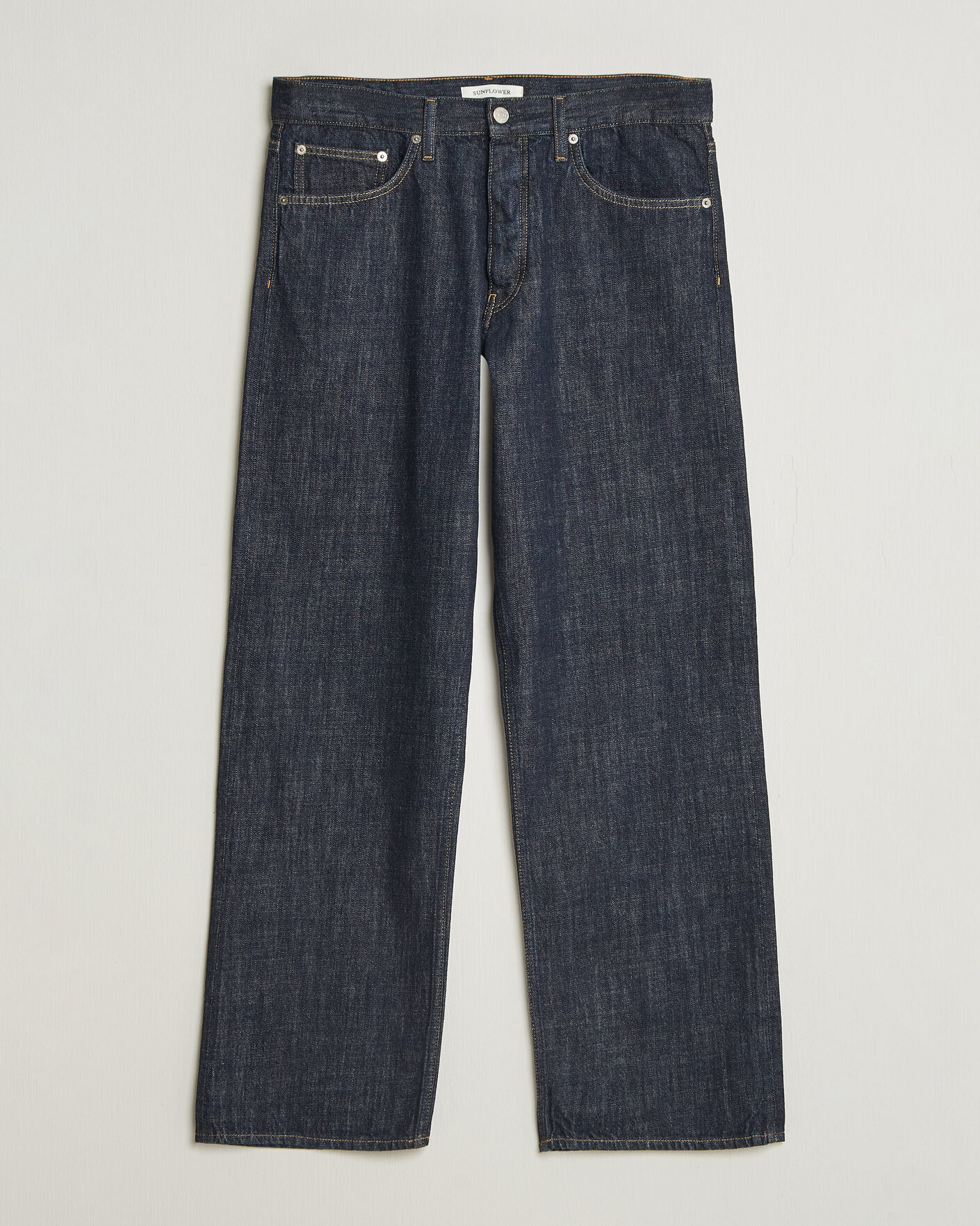 Herr | Byxor | Sunflower | Loose Jeans Simple Rinse