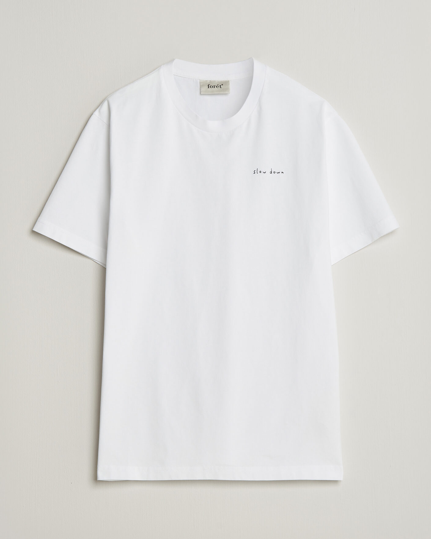Herr | T-Shirts | Forét | Slow Down T-Shirt White