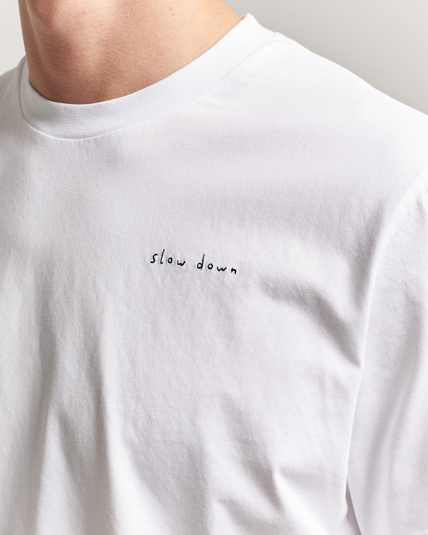 Herr | T-Shirts | Forét | Slow Down T-Shirt White