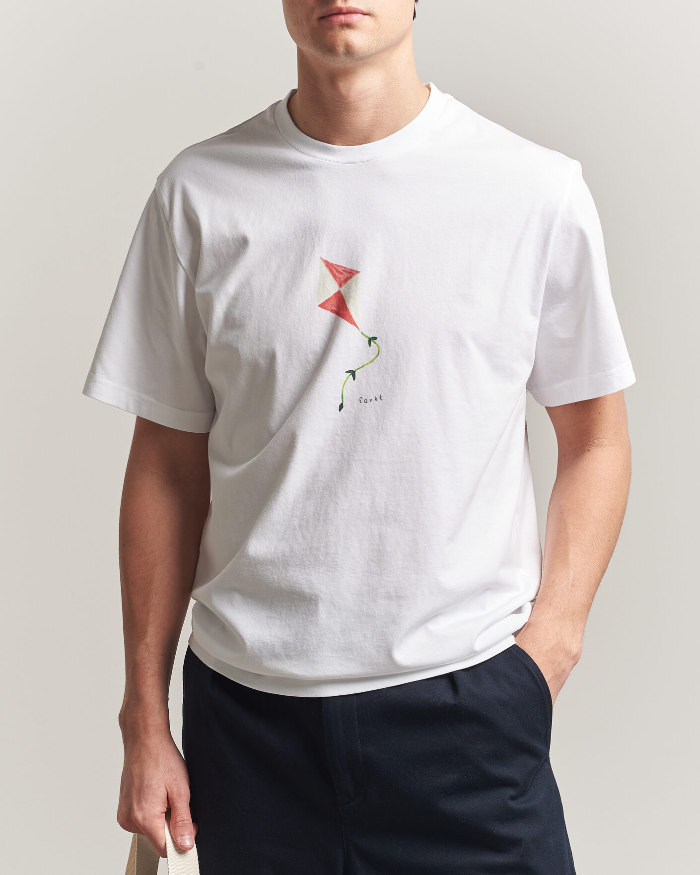Herr | T-Shirts | Forét | Fly T-Shirt White
