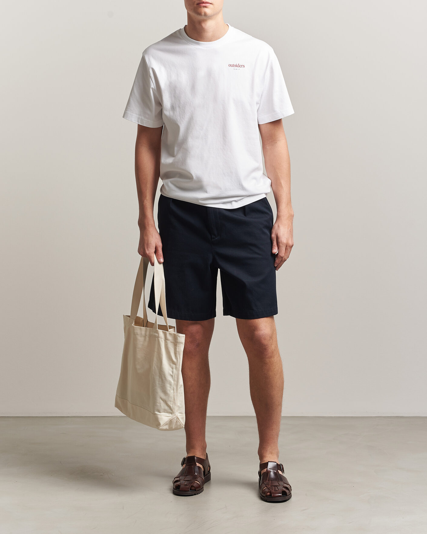 Herr | T-Shirts | Forét | To Do Back Print T-Shirt White