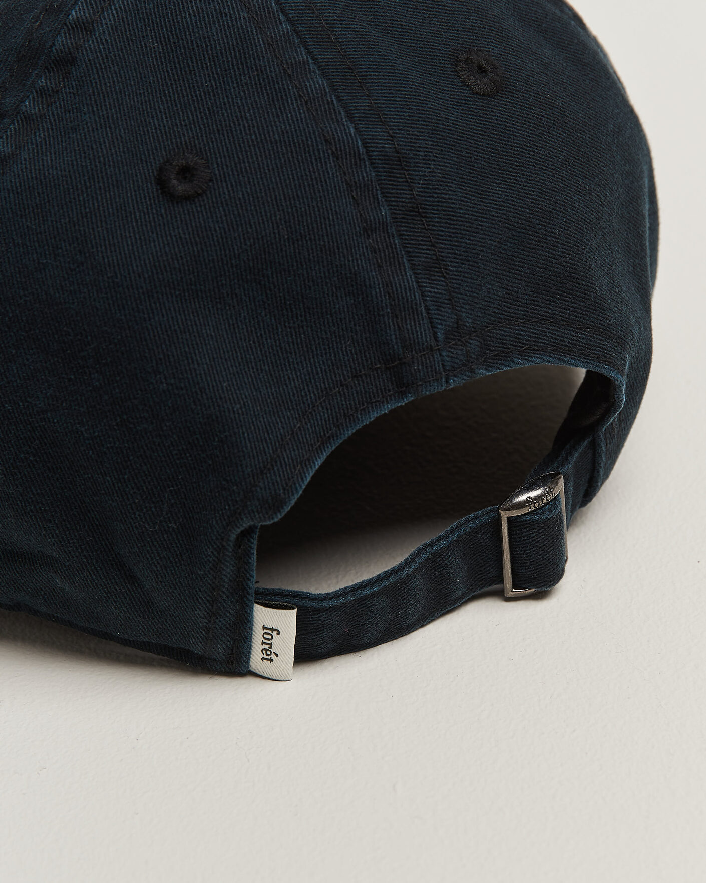 Herr | Hattar & kepsar | Forét | Slow Down Washed Cap Black
