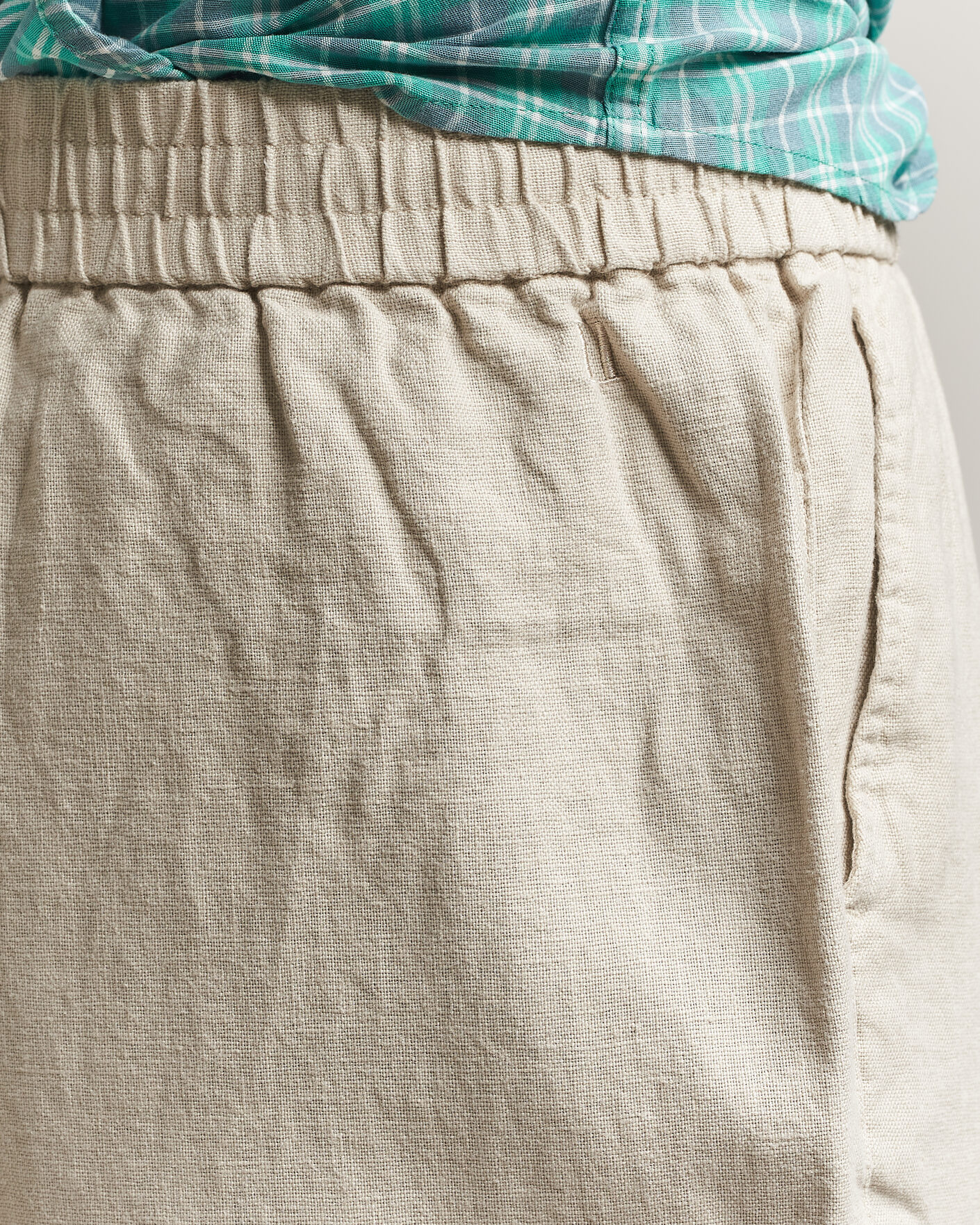 Herr | Byxor | LES DEUX | Linen Casual Pants Light Sand