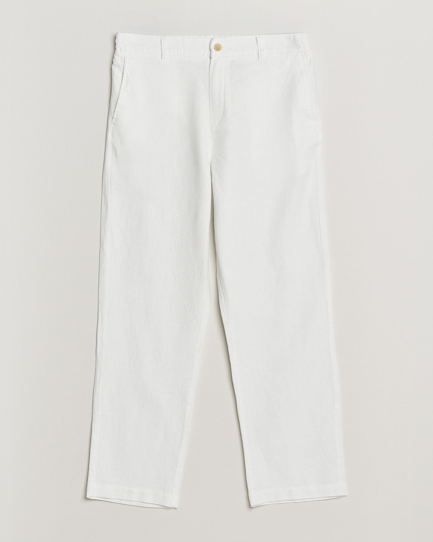 Herr | Byxor | LES DEUX | Linen Comfort Suit Pants White