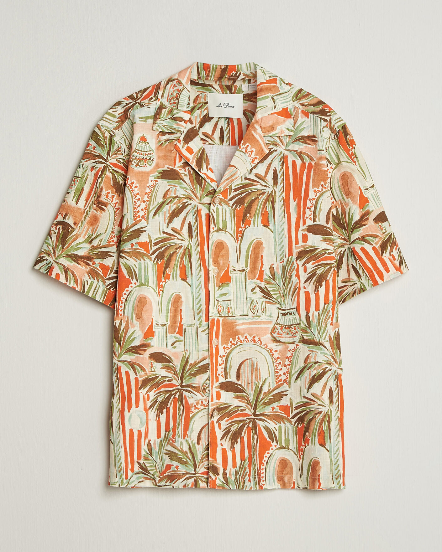 Herr | Senast inkommet | LES DEUX | Palm AOP Short Sleeve Shirt Multi