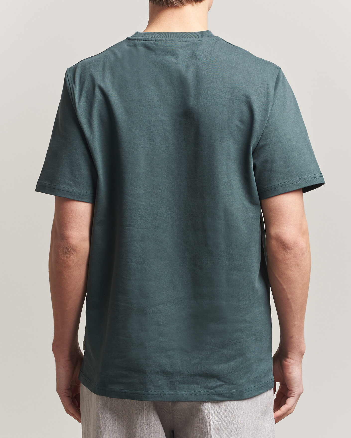 Herr | T-Shirts | LES DEUX | Court Printed T-Shirt Pine Green