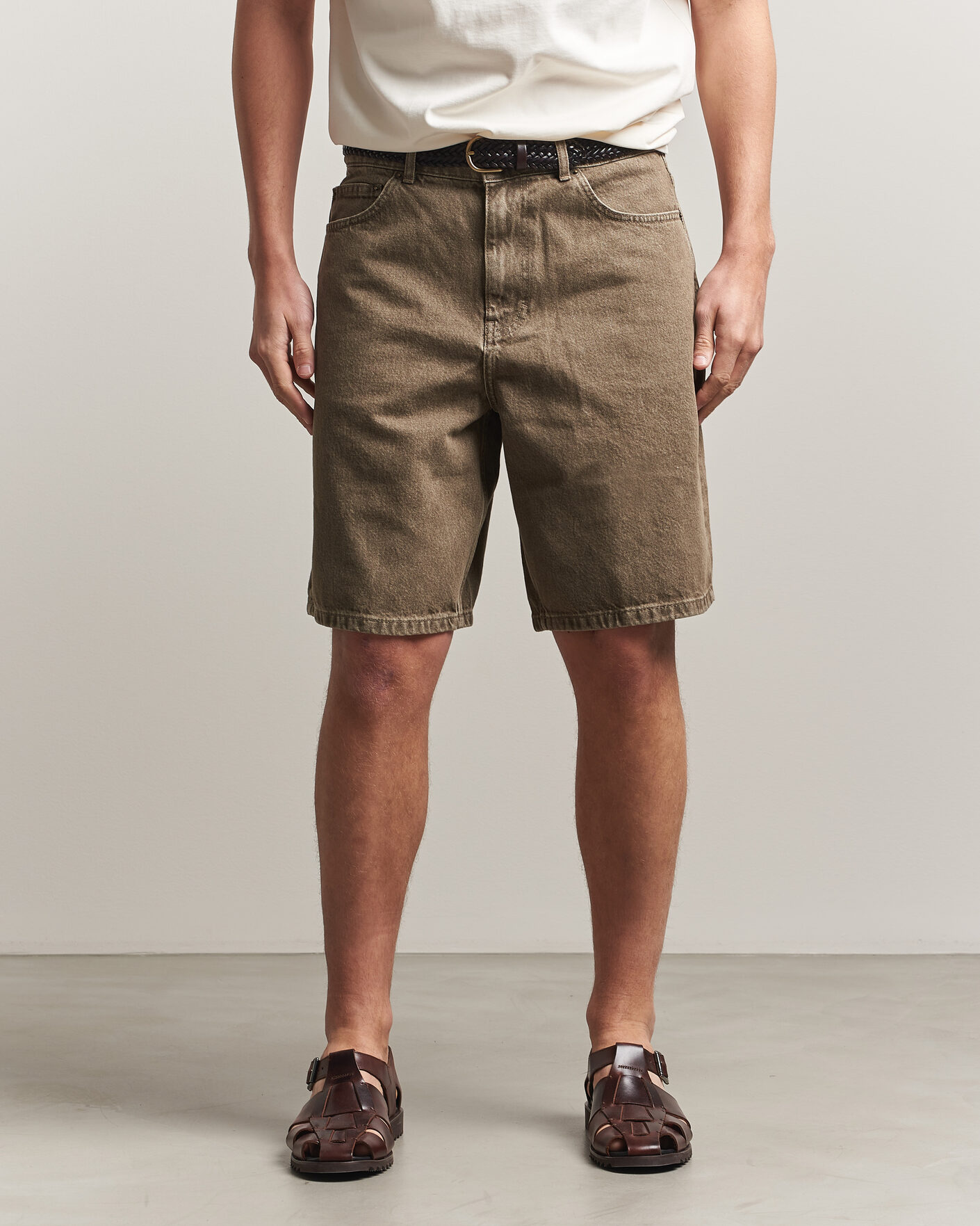 Herr | Shorts | LES DEUX | Denim Shorts Light Brown