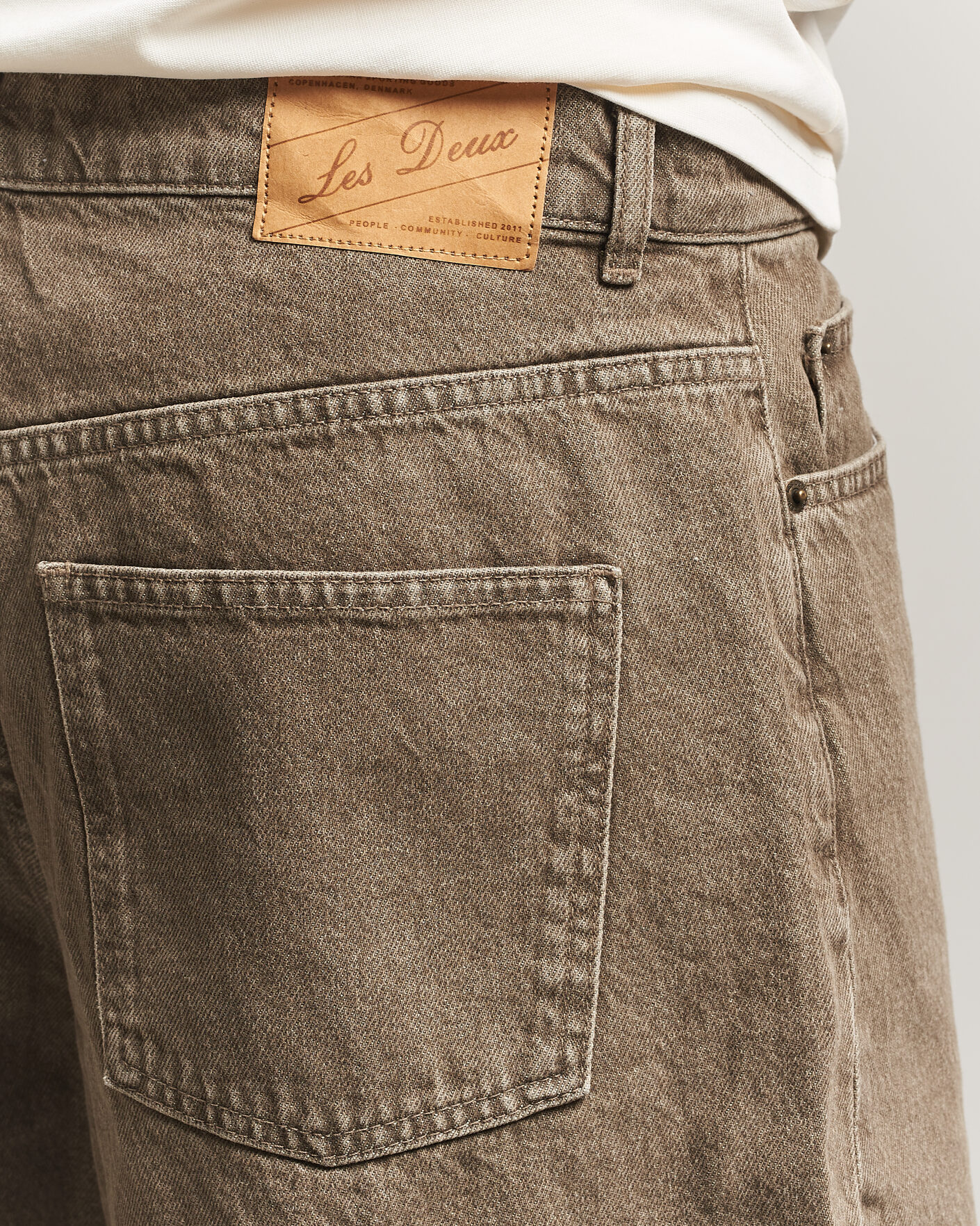 Herr | Shorts | LES DEUX | Denim Shorts Light Brown