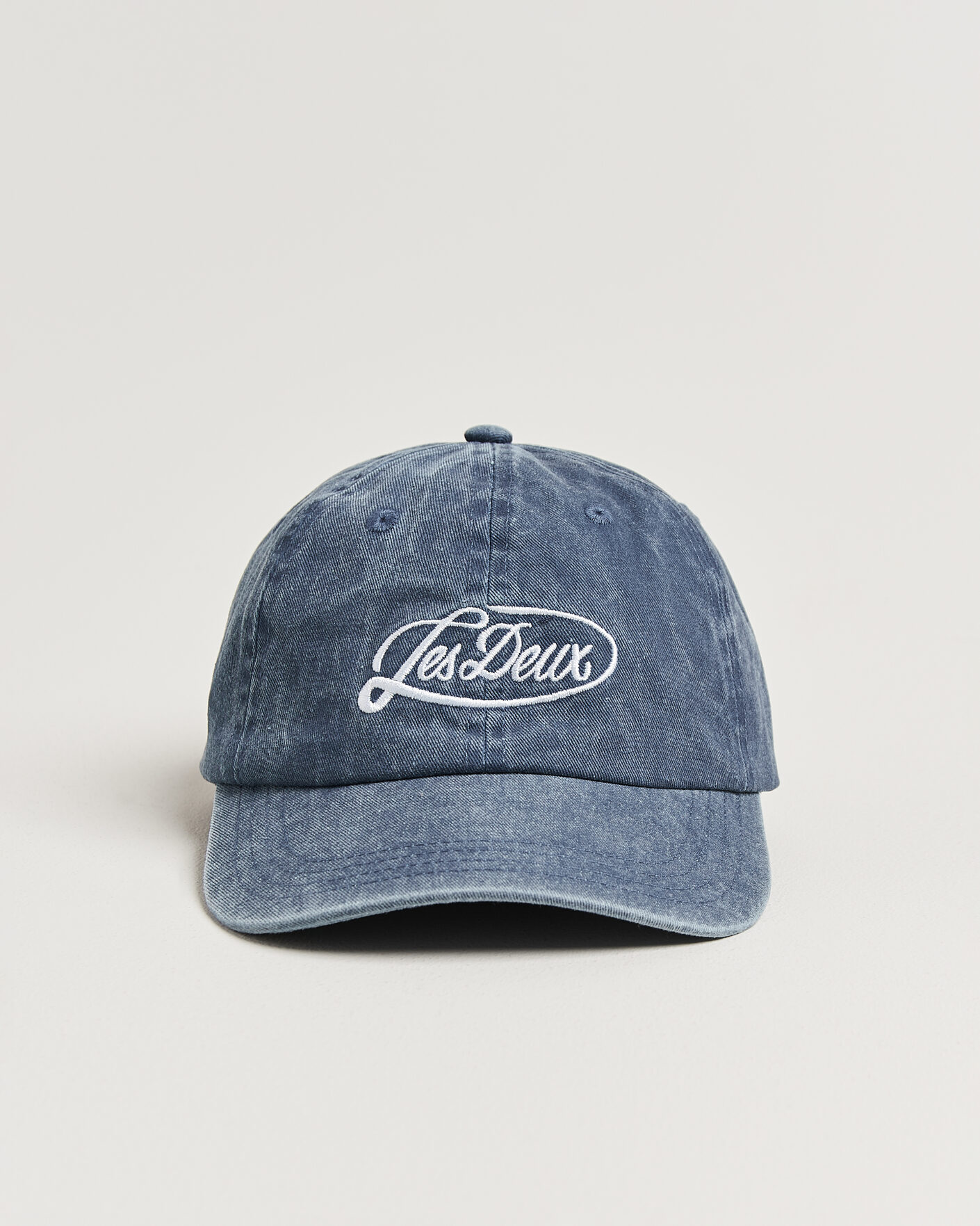 Herr | Hattar & kepsar | LES DEUX | Logo Dad Cap Dark Denim Blue