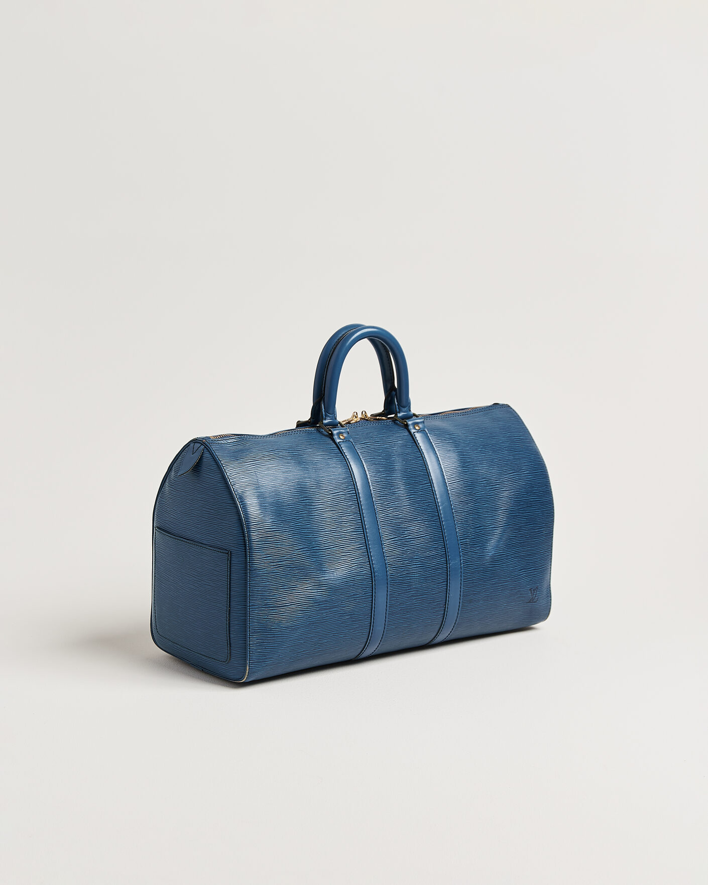 Herr | Pre-Owned & Vintage Bags | Louis Vuitton Pre-Owned | Keepall 45 Epi Leather Blue