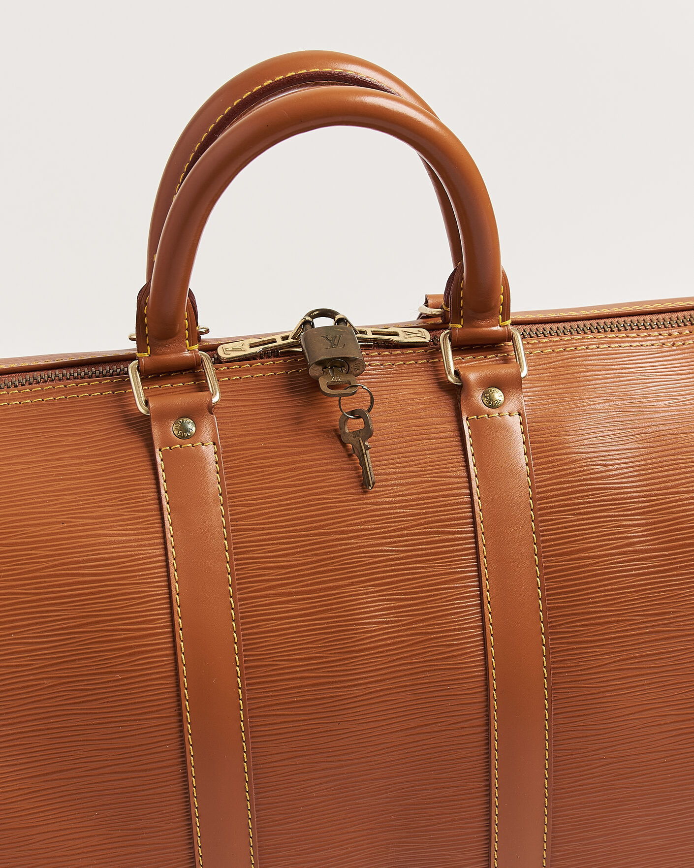 Herr | Pre-Owned & Vintage Bags | Louis Vuitton Pre-Owned | Keepall Epi Leather 45 Brown