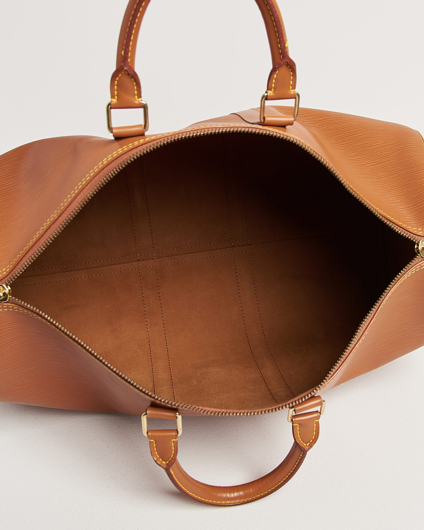 Herr | Pre-Owned & Vintage Bags | Louis Vuitton Pre-Owned | Keepall Epi Leather 45 Brown