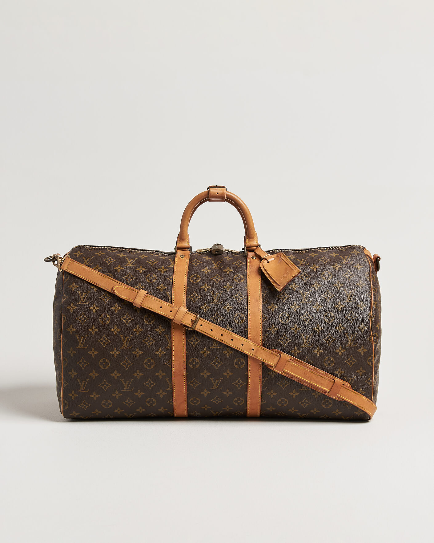 Herr | Pre-Owned & Vintage Bags | Louis Vuitton Pre-Owned | Keepall Bandouliére 55 Monogram