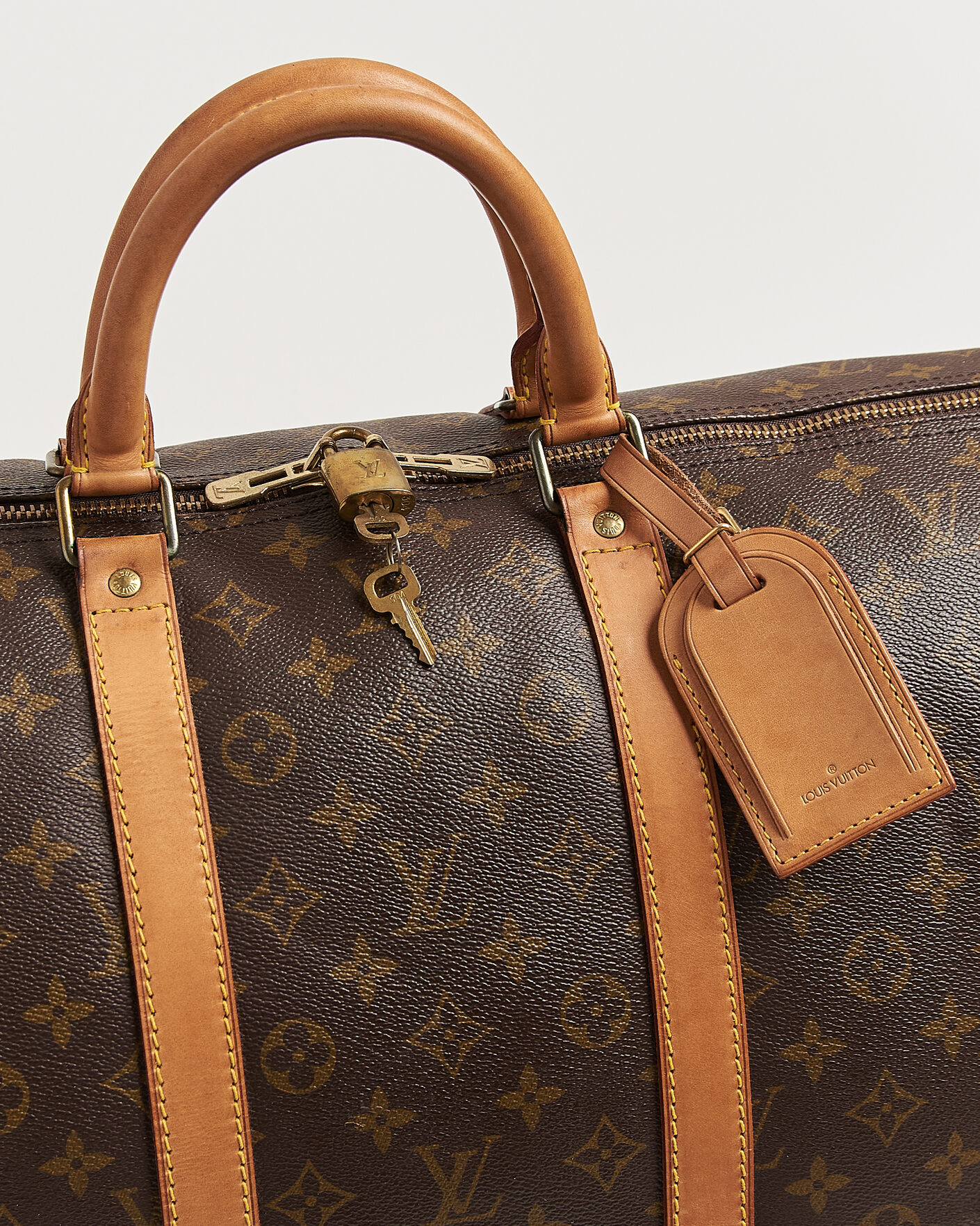 Herr | Pre-Owned & Vintage Bags | Louis Vuitton Pre-Owned | Keepall Bandouliére 55 Monogram