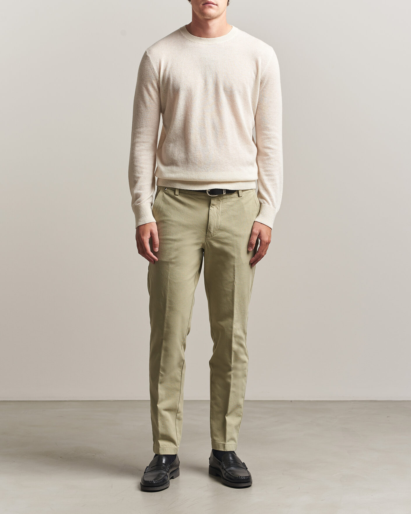 Herr | Byxor | BOSS BLACK | Kaiton Structured Chinos Sage