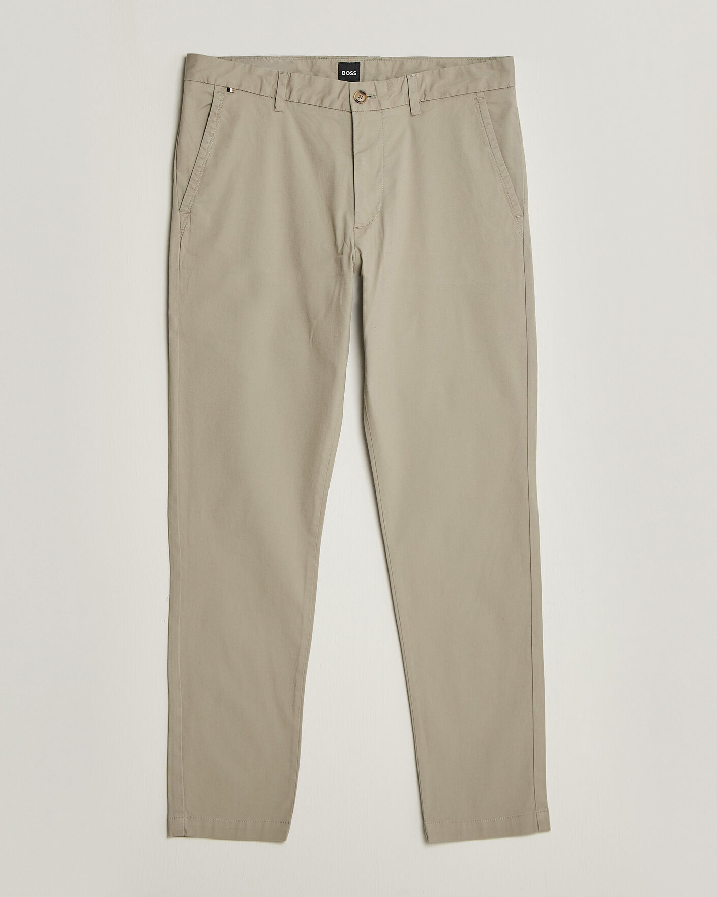 Herr | Byxor | BOSS BLACK | Kaiton Structured Chinos Open Beige
