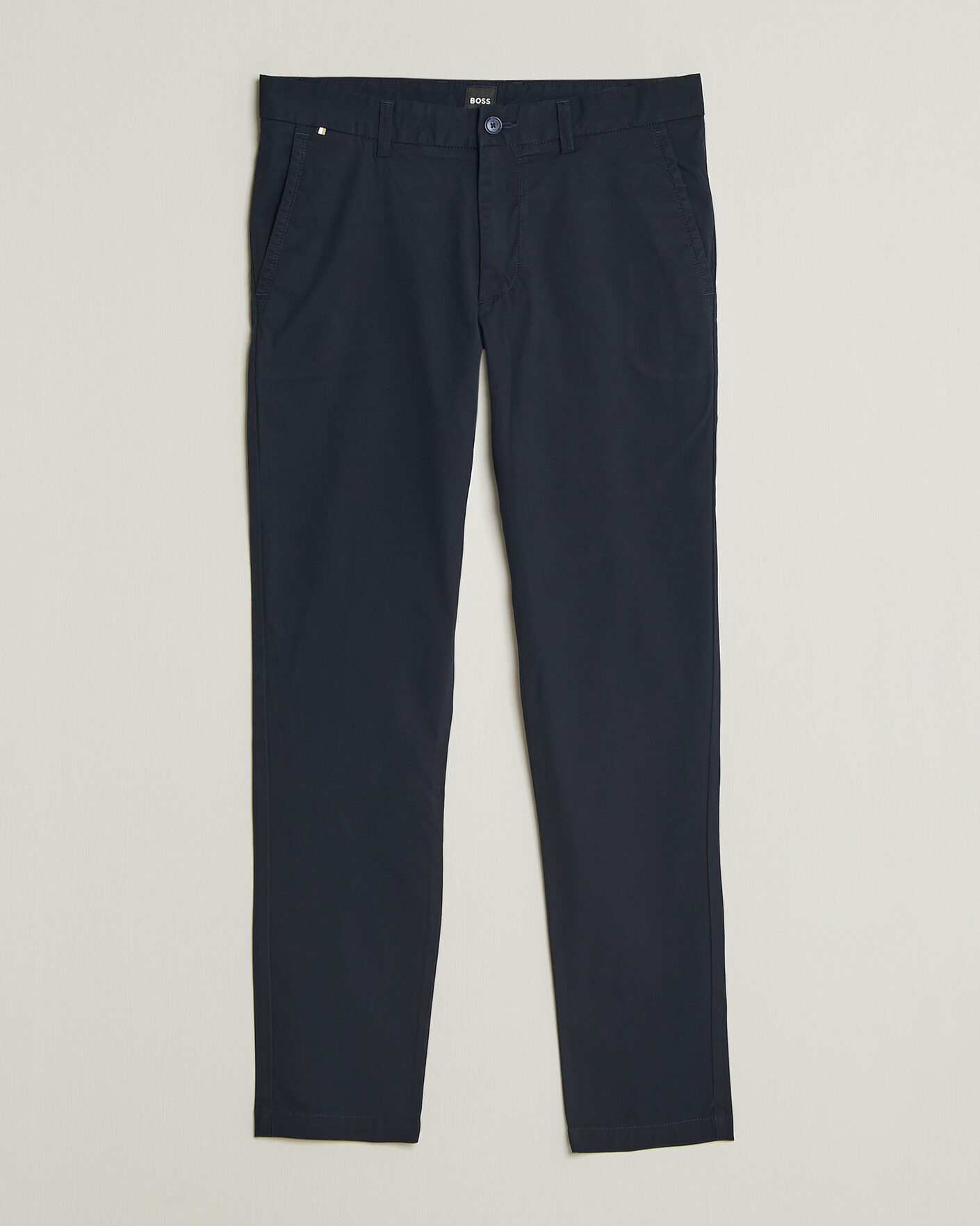 Herr | Byxor | BOSS BLACK | Kaiton Structured Chinos Dark Blue