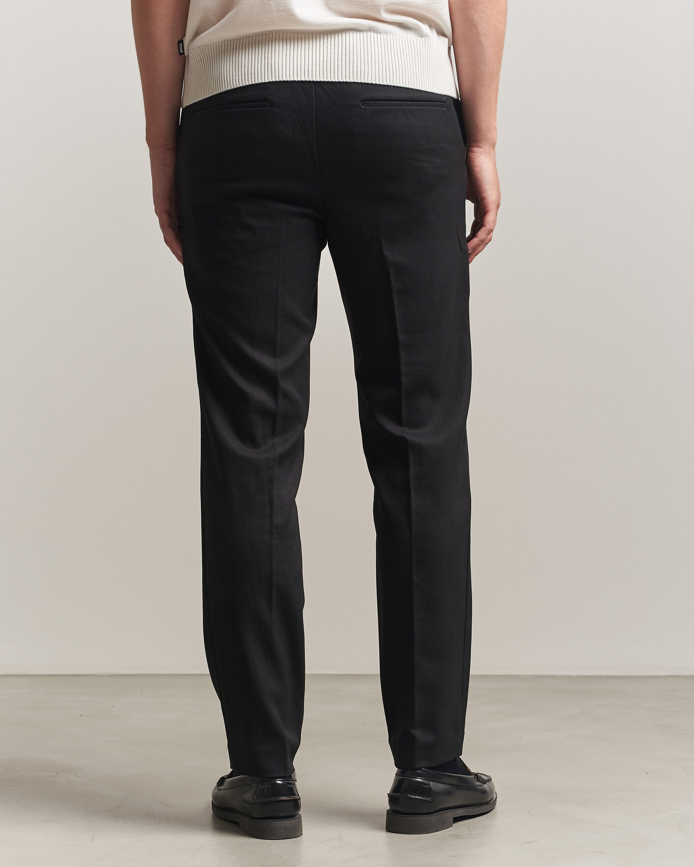 Herr | Byxor | BOSS BLACK | Kane Drawstring Trousers Black