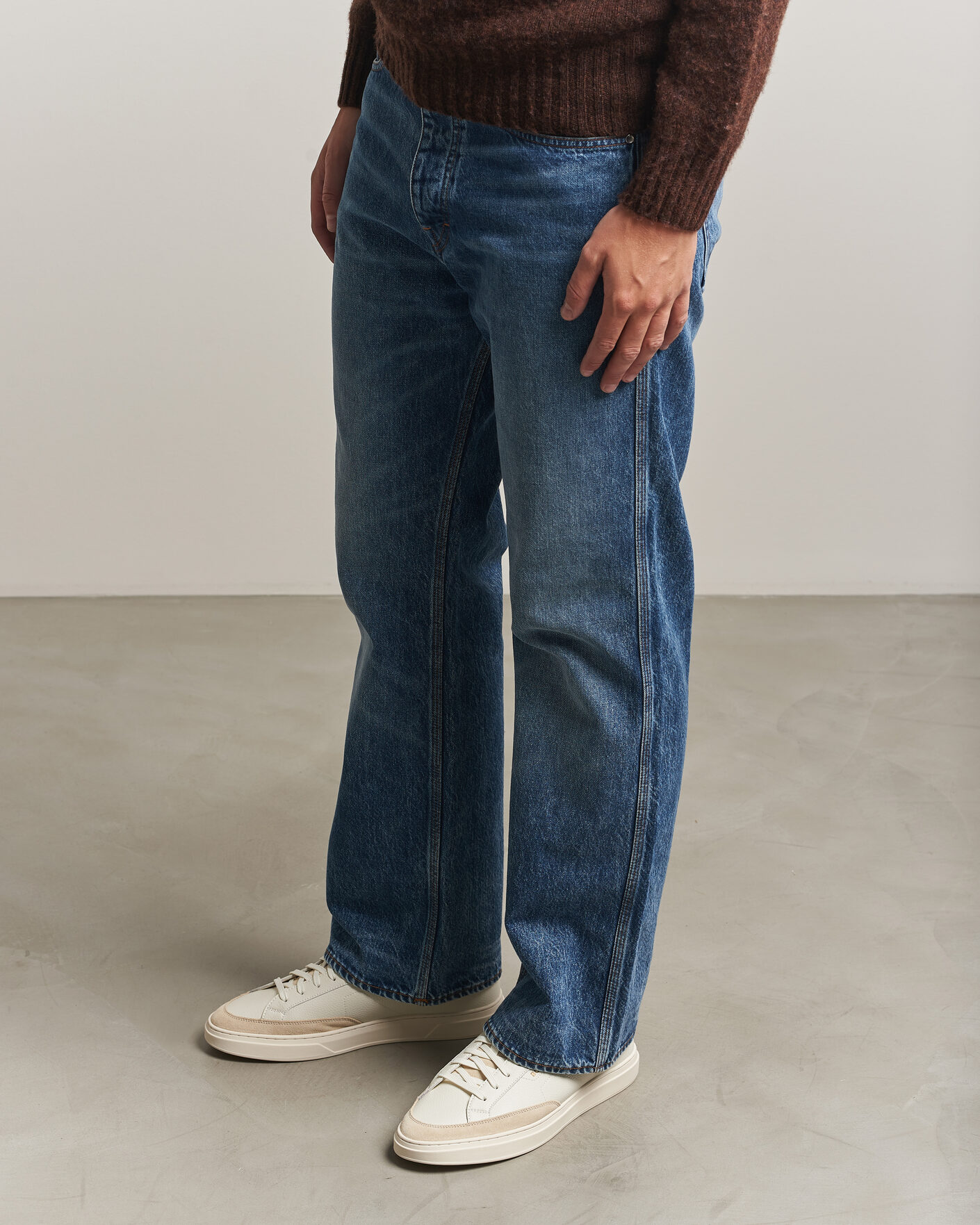 Herr | Sneakers | BOSS BLACK | Kieran Leather/Suede Sneaker Open White