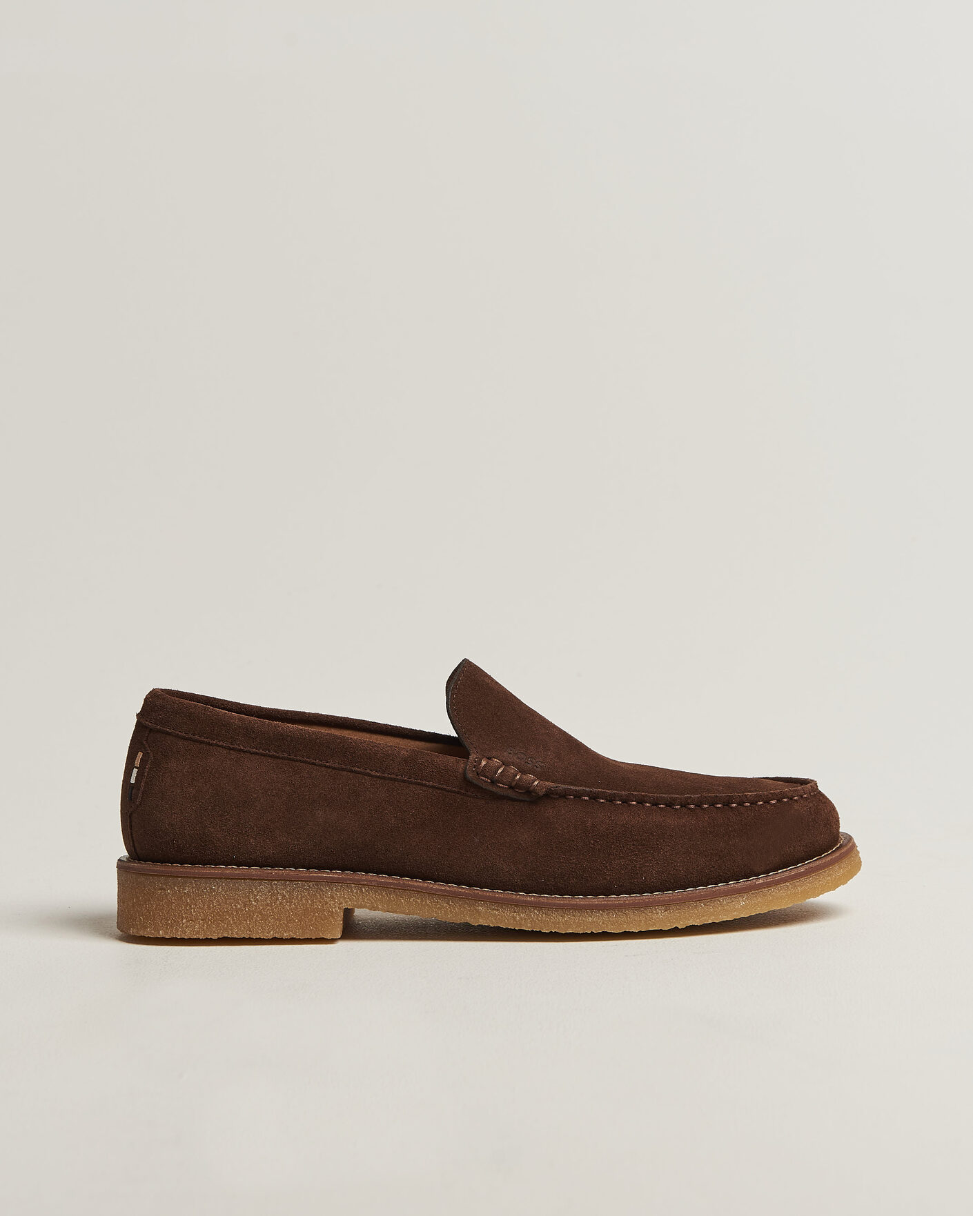 Herr | Loafers | BOSS BLACK | Kope Suede Moccasin Dark Brown