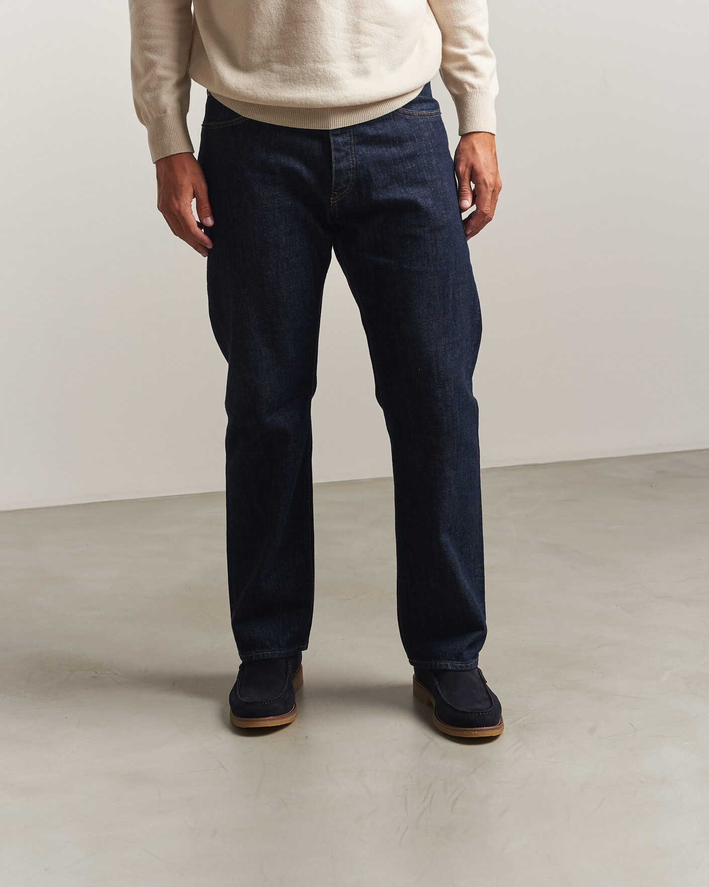 Herr | Loafers | BOSS BLACK | Kope Suede Moccasin Dark Blue