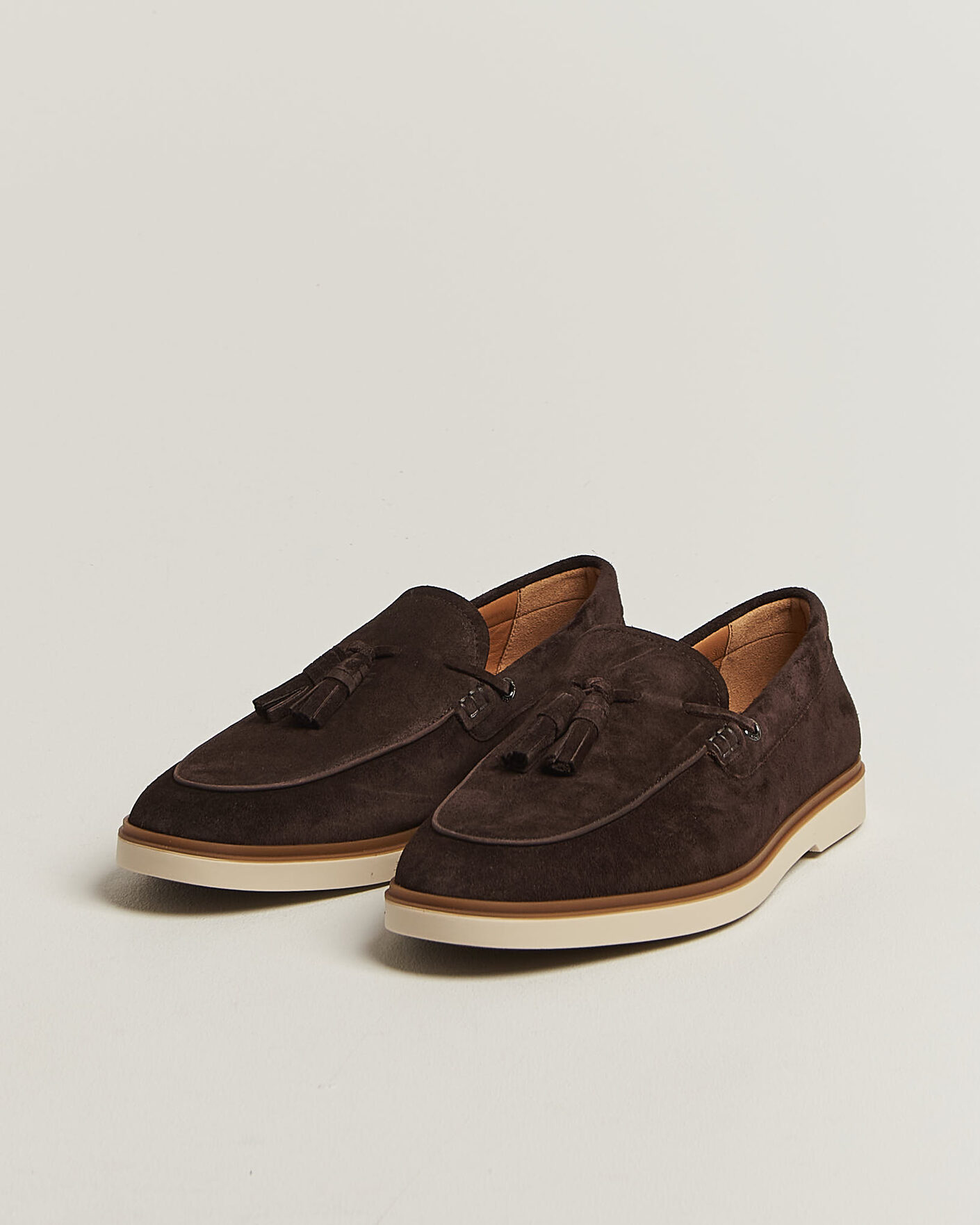 Herr | Loafers | BOSS BLACK | Hedley Suede Tassle Loafer Dark Brown