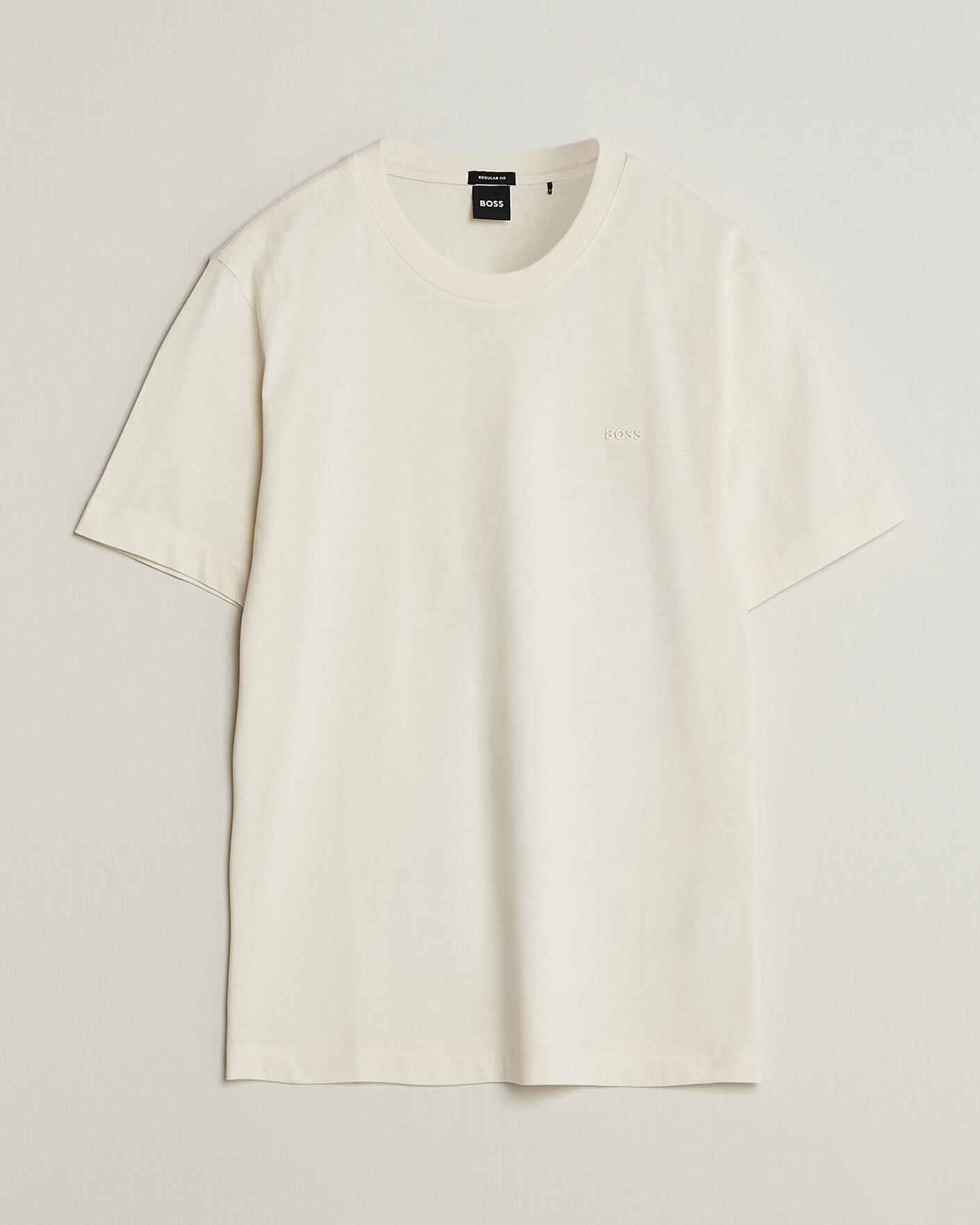 Herr | T-Shirts | BOSS BLACK | Thompson Crew Neck T-Shirt Open White