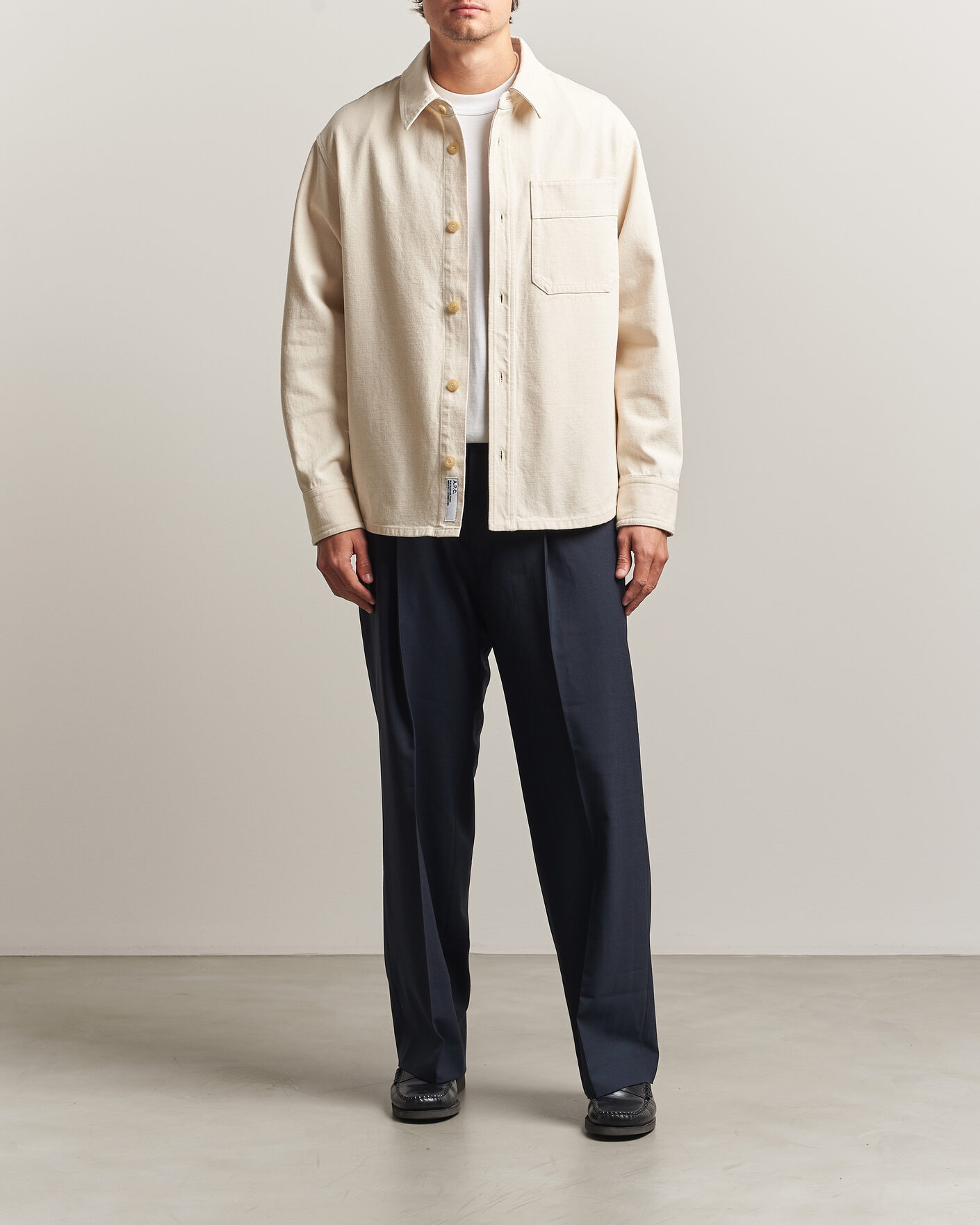 Herr | Skjortor | A.P.C. | Basile Overshirt Off White