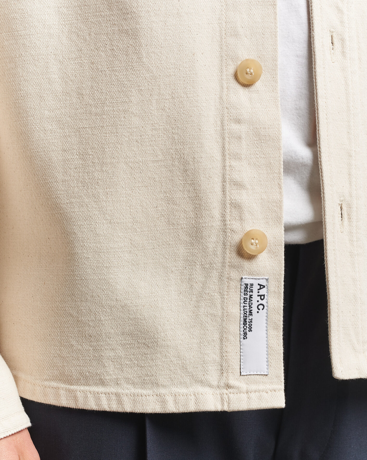 Herr | Skjortor | A.P.C. | Basile Overshirt Off White