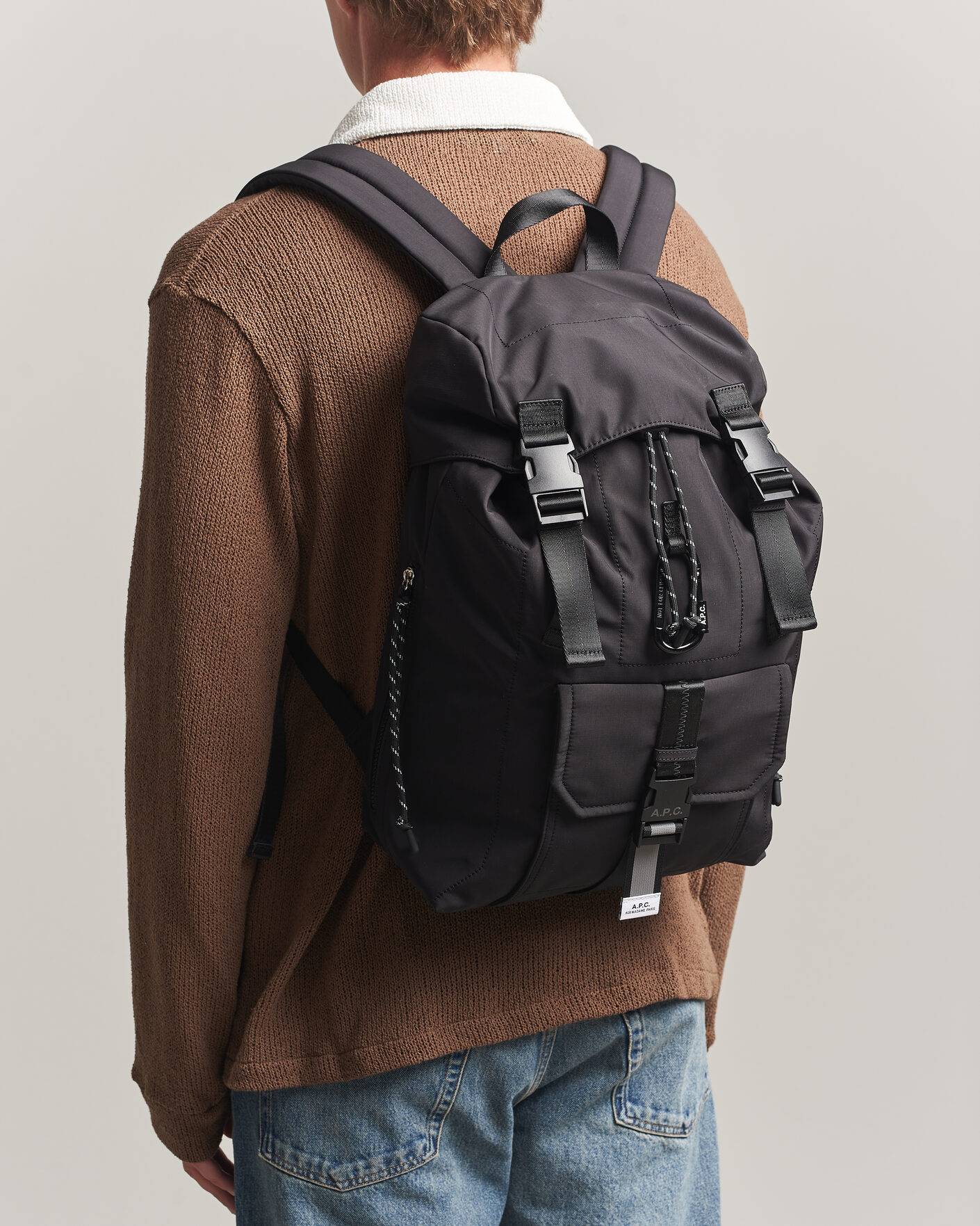 Herr | Väskor | A.P.C. | Trek Backpack Black