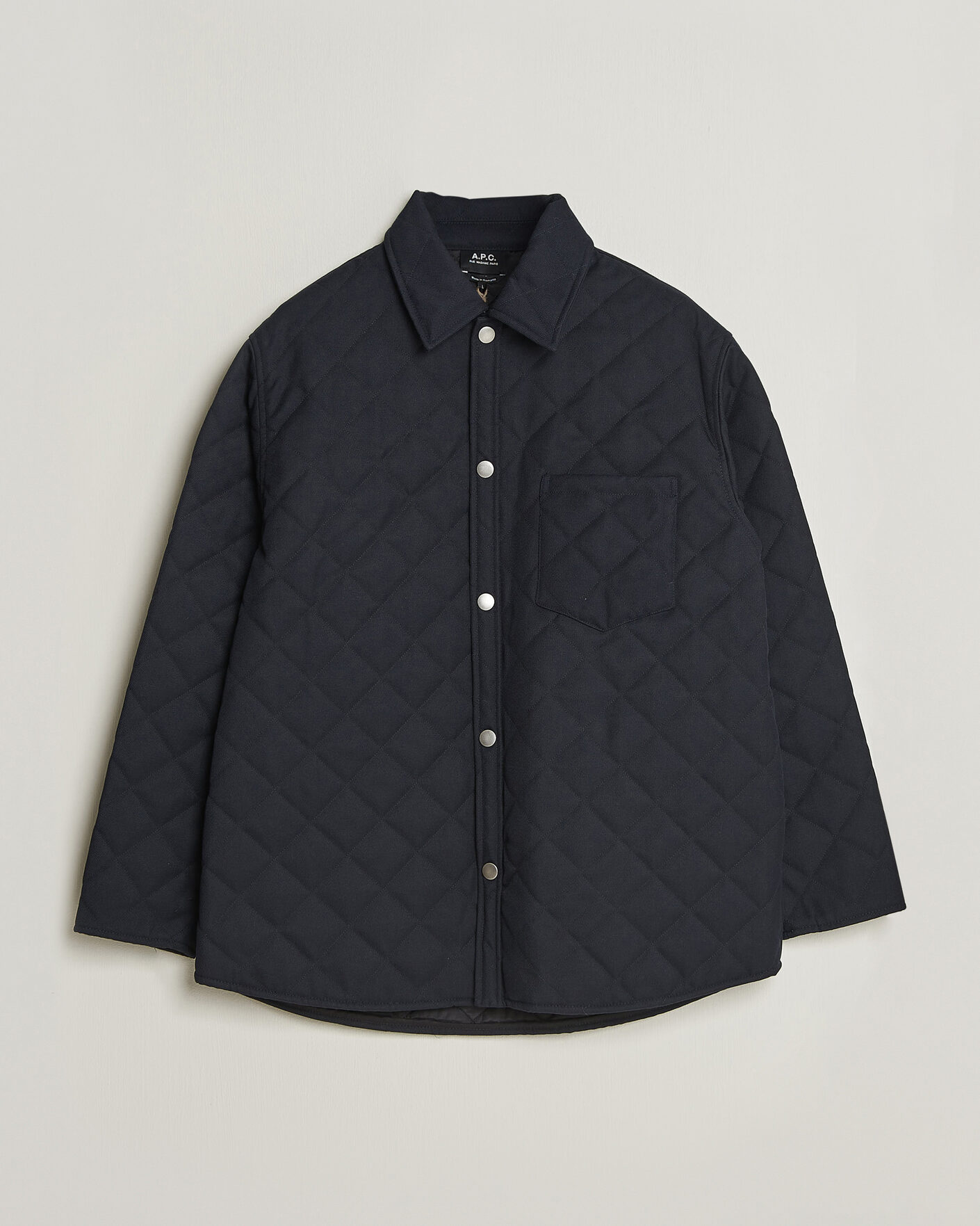 Herr | Jackor | A.P.C. | Georges Quilted Jacket Dark Navy