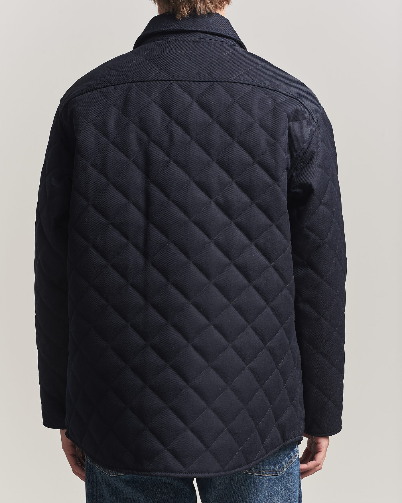 Herr | Jackor | A.P.C. | Georges Quilted Jacket Dark Navy