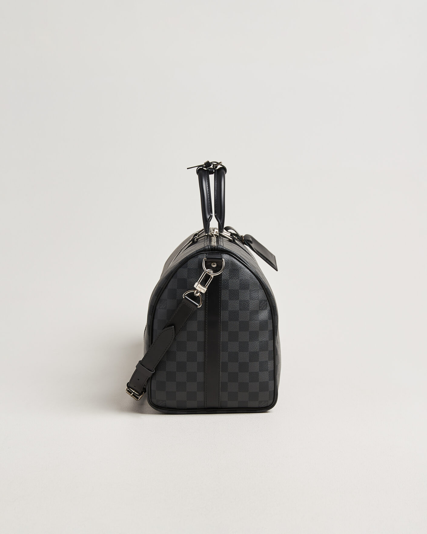 Herr | Pre-Owned & Vintage Bags | Louis Vuitton Pre-Owned | Keepall Bandouliére 45 Damier Graphite